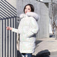 Glossy Cotton Clothes Women's Bread Clothes Female Students Korean Version of Loose Cotton-padded Coat In The Long Thick Padded Jacket Coat