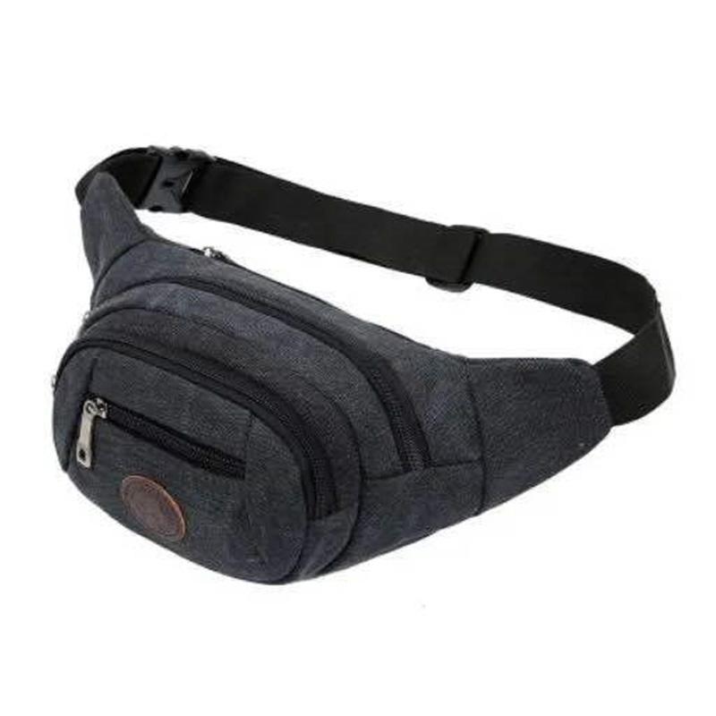 Men's and Women's Waterproof Large-capacity Multi-function Wallet Mobile Phone Pocket Canvas Wear-resistant Outdoor Sports Pocket