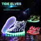 Children 'S Luminous Shoes Led Boys Girls Lights Usb Charging Boys And Girls Flash Shoes Sports Shoes High -Top Sports Shoes