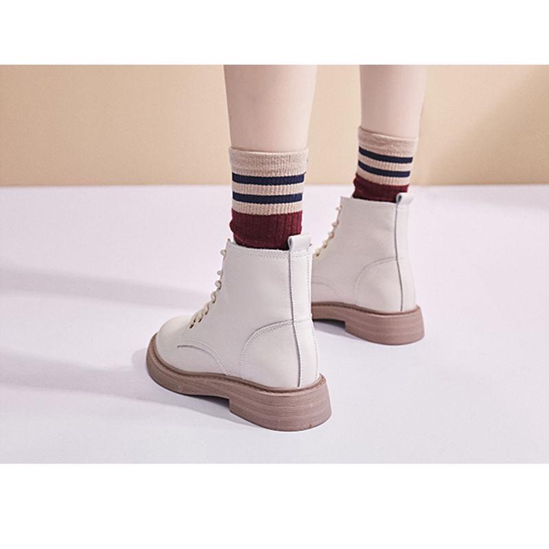 Fashion Ankle Boots Autumn Winter Ankle Boots Women Boots Work Shoes Round Toe Lace-Up Women Shoes