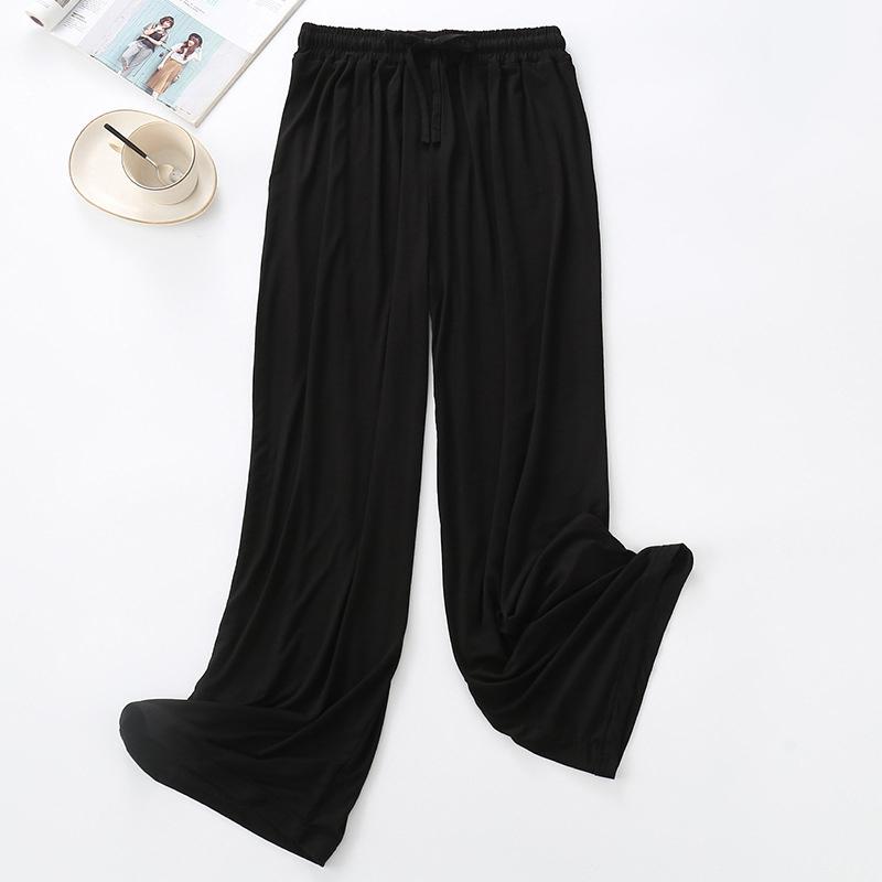 Summer Pants Women Plus Size Loose Flared Casual Long Trousers Lady Bottoms