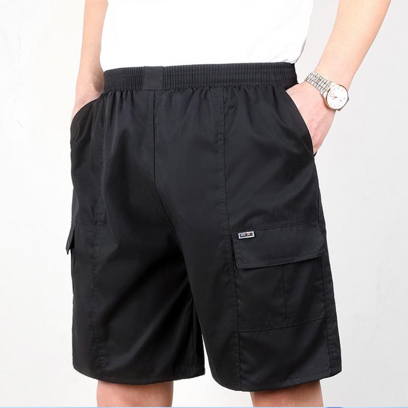 Young and Middle-aged Summer Men's Shorts Five-point Pants Loose Casual Sports Men's Beach Pants Mid-waist Pants