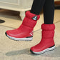 Ski Boots Women Winter Outdoor In The Tube Waterproof Non-slip Travel Snow Boots Plus Velvet Warm Plus Size Boots