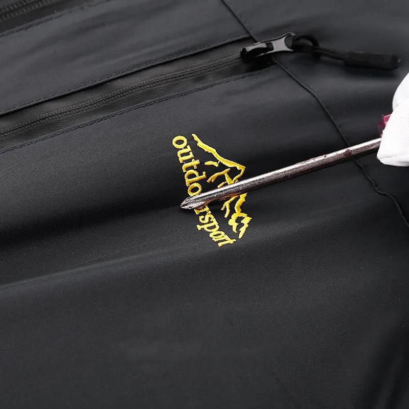 Outdoor Waterproof Jacket Loose Large Size Windproof Jacket Four Seasons Mountaineering Wear