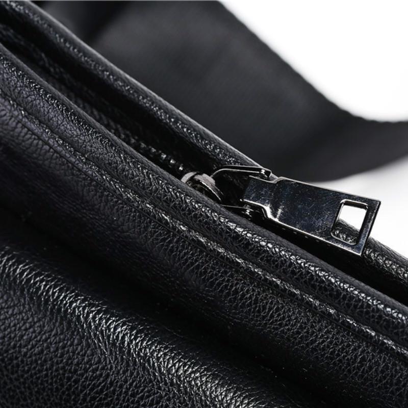 Waist Bag Men's Black Large-capacity Waterproof Shoulder Bag Outdoor Riding Sports Messenger Bag