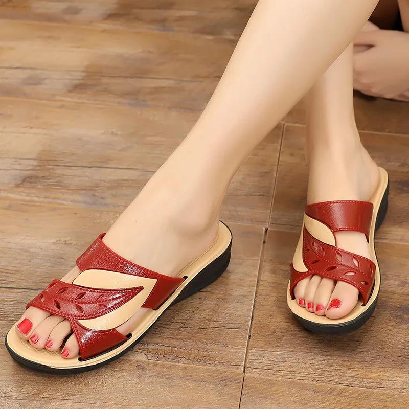 Summer Waterproof Non-slip Sandals Women's Soft Bottom Wear-resistant Breathable Sandals Slippers