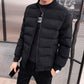 Cotton Jacket Men's Winter Cotton Clothes Young and Middle-aged Men's Winter Clothes Short Padded Jacket Winter Thick Men's Embroidery Tiger