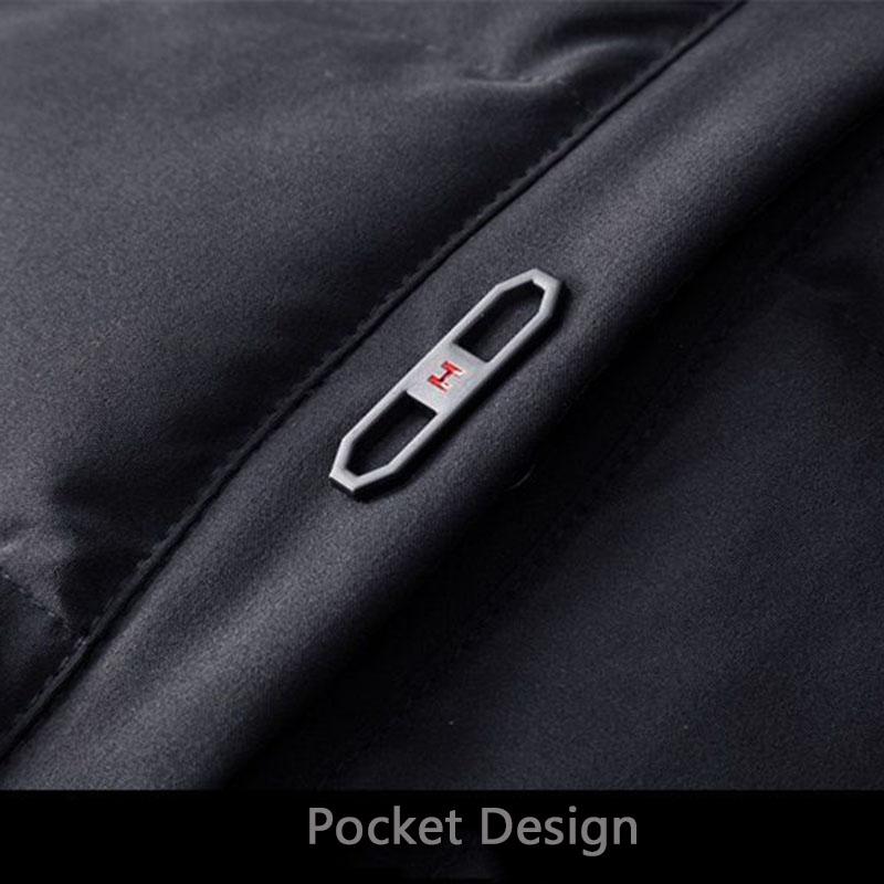 Cotton Jacket Men's Winter Cotton Clothes Young and Middle-aged Men's Winter Clothes Short Padded Jacket Winter Thick Men's Embroidery Tiger