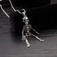 Black Skeleton Skeleton Men's Pendant Long Sweater Chain Couple Necklace Hip Hop Female Long Necklace Alien Personality Necklace Chain Necklaces
