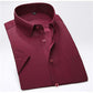 Plus Size Trendy Handsome Men's Shirts Plus Fat Increase Men's Bottoming Shirts Men's Fat Long Sleeve Shirts