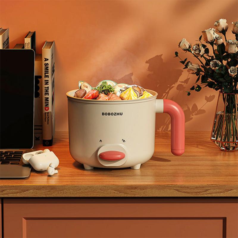 Small Electric Pot, Bedroom, Small Pot, Multi-function Electric Frying and Cooking All-in-one Pot, Household Cooking Pot