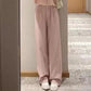 2PCS Women's Autumn Loose Sweater Set Hooded Sweater Jacket + Loose Wide Leg Pants Two-piece Ladies Sports Suit Jogging Suits for Athletic Girl
