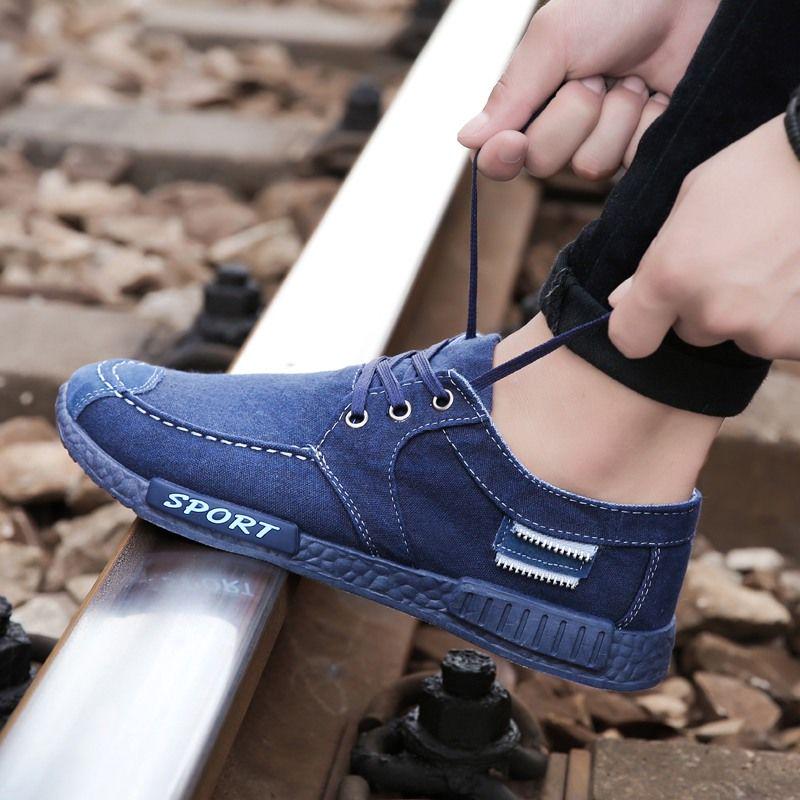 Breathable [deodorant] Cloth Shoe Man Goes All Out Board Shoe Canvas Shoe Man Recreational Man Shoe