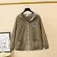 Spring and Autumn Large Size Ladies Baseball Clothes Short Jacket Loose Casual Jacket Top