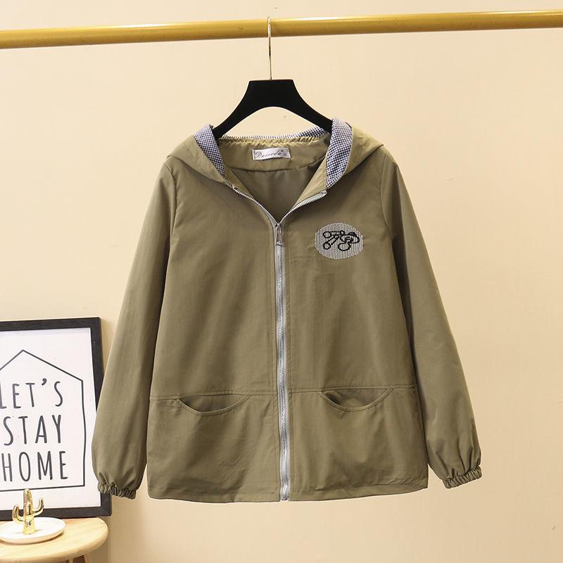 Spring and Autumn Large Size Ladies Baseball Clothes Short Jacket Loose Casual Jacket Top