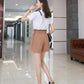 Shorts Women's Summer Loose High Waist and Thin Korean Style Buds Five-point Wide-leg Tooling Plus Size Shorts for Outer Wear