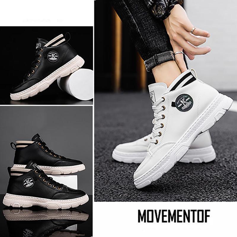 High-top Men's British Style Martin Boots Tooling Tide Boots Non-slip Hiking Men's Shoes