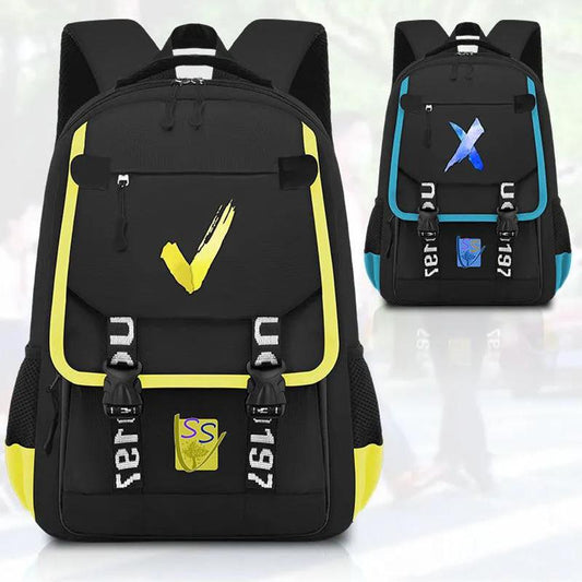 Student Backpack School Bag Backpack Canvas Lightweight Small Backpack Children's Travel Bag Boys and Girls Backpack