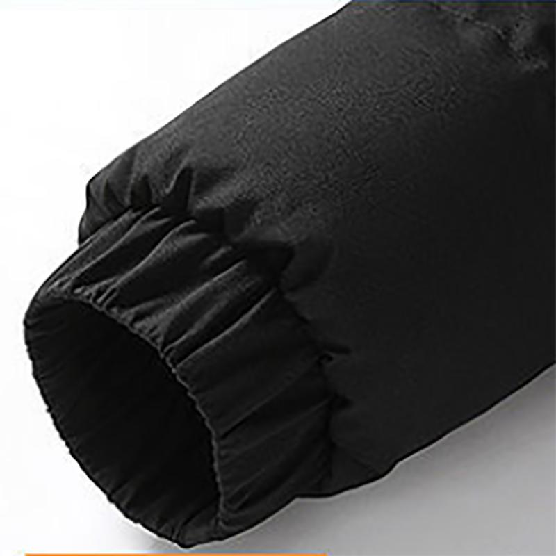 Men's Jackets Mens Thick Warm Cotton Jacket Stand-up Collar Slim Handsome Hooded Young Jacket