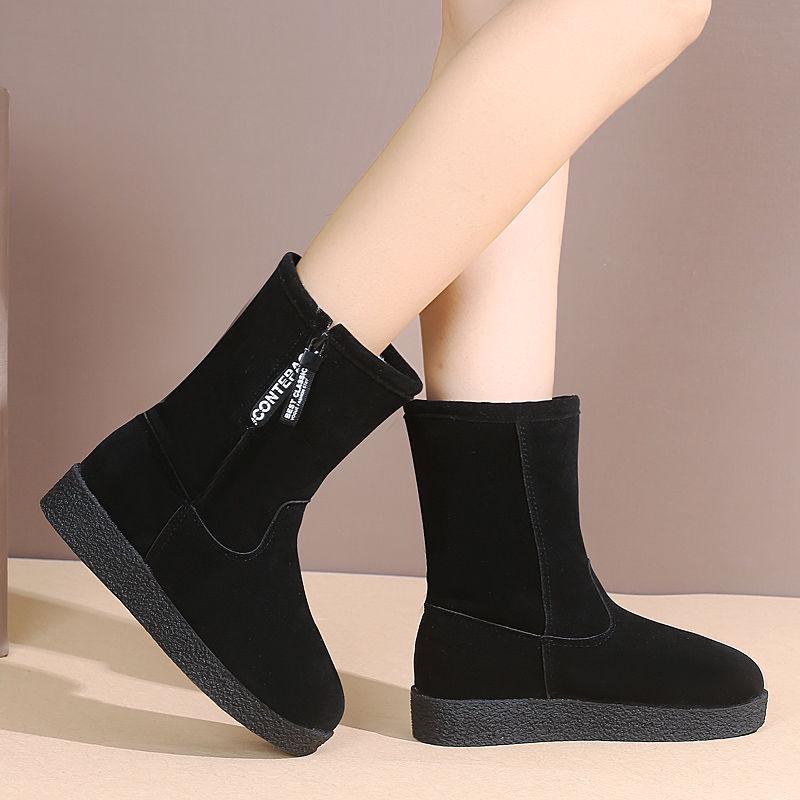 Women Boots Winter Waterproof Non-slip Snow Boots Women Winter Shoes Thick Fur Platform Ankle Boot
