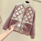 Autumn and Winter Fashion Casual Cotton Loose Female Short Warm Padded Lambs Wool Jacket