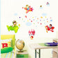 Removable children's room wall sticker Space plane Large hot air balloon Special offer kindergarten