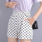 Shorts Ladies Summer High Waist Slimming All-match Loose Pants Large Size Wide Leg Casual Pants