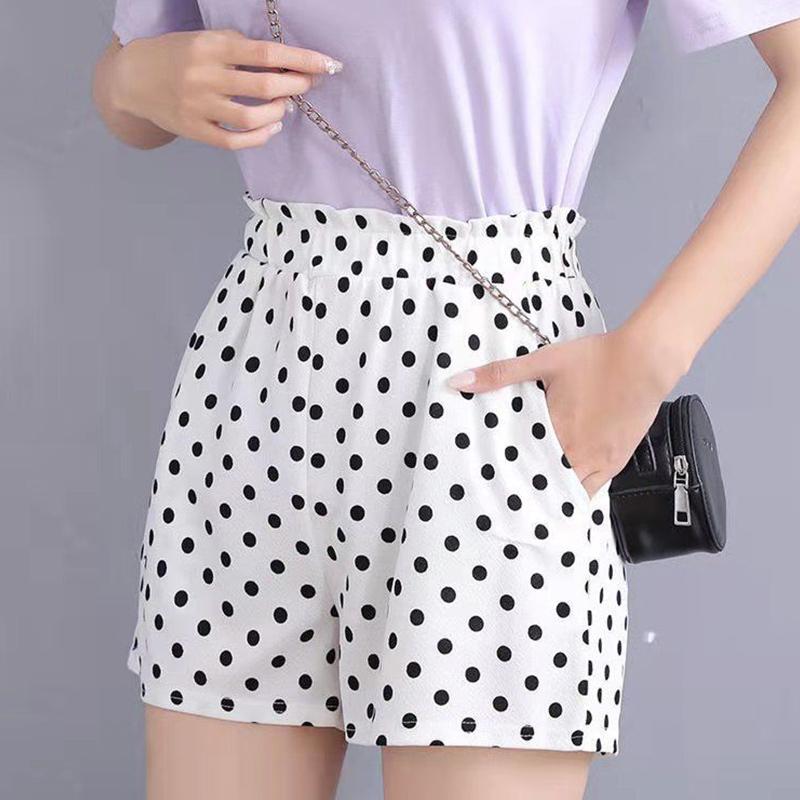 Shorts Ladies Summer High Waist Slimming All-match Loose Pants Large Size Wide Leg Casual Pants