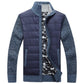Autumn and Winter Men's Jackets Plus Velvet Thick Coats Men's Plus Size Casual Cardigan Jacket Plus Size Zipper Warm Top