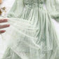 Women Casual Elegant Dress Hollow Out Lace Dress High Waist Two Pieces V Neck Lace Hollow Out Slim Midi Dress Backless Maxi Dress