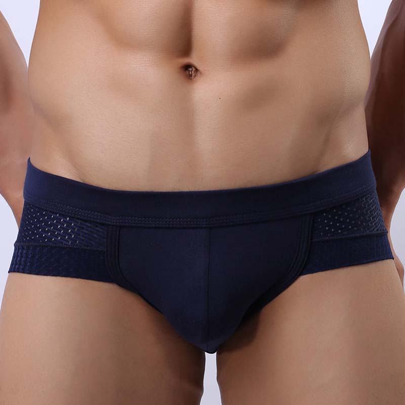 Men's Underwear Mesh Breathable Thin Men's Briefs