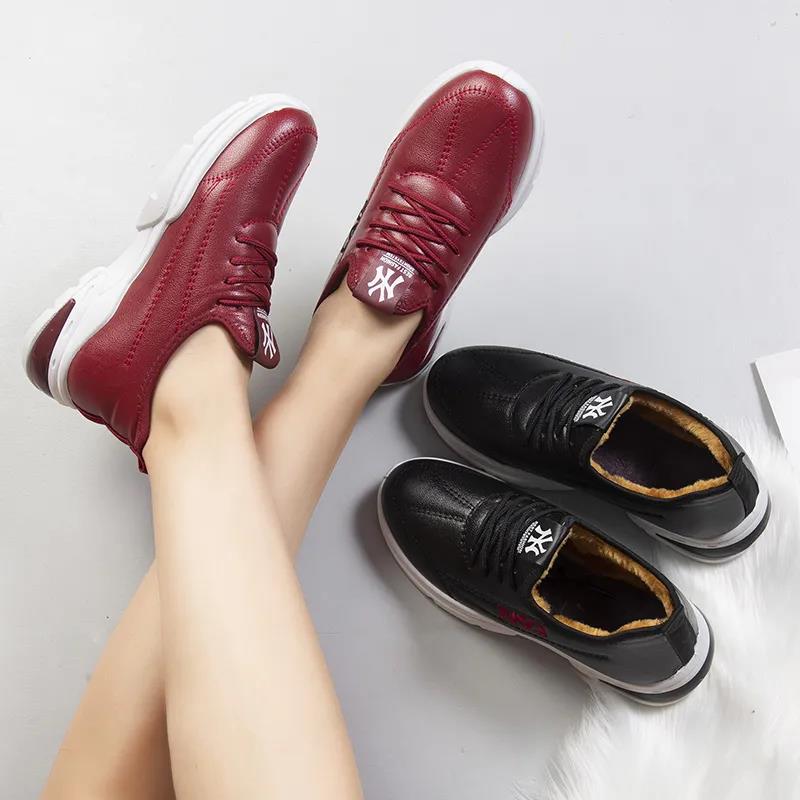 Shoes Women's Winter Plus Velvet Thick Cotton Boots Waterproof Non-slip Soft Bottom Warm Short Boots Pedal Air Cushion Cotton Shoes