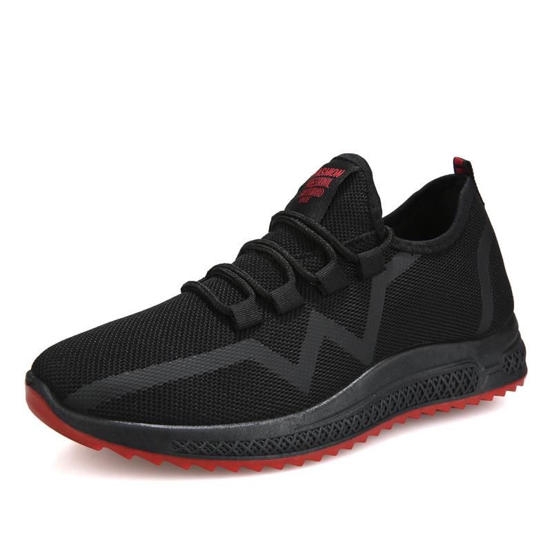 Men Summer Sports Shoes Breathable Mesh Casual Shoes Comfortable Soft Flat Shoes