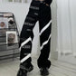 Jeans Men's and Women's 2022 New High-waisted Straight Tube Loose and Thin Flared Pants Casual Wide-leg Pants