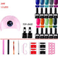 Gel Nail Polish Starter Kit 36W UV Nail Dryer Top Base Coat Manicure Nail Tools Primer Nail Art Set