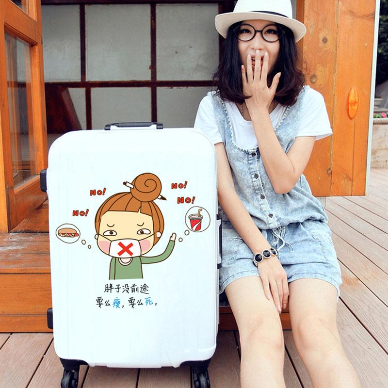 Funny wall stickers environmentally friendly removable kitchen cartoon inspirational stickers
