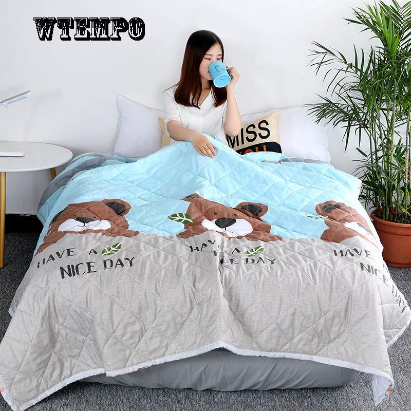 WTEMPO Comfortable  Cool By Air Conditioning Can Be Machine Washable Ball Children's Thin Quilt