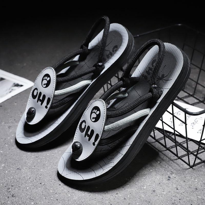 Summer Flip Flop Men's Slippers Fashion Patchwork Outdoor Men Slippers Massage Bathroom Flip Flops Men Beach Slippers