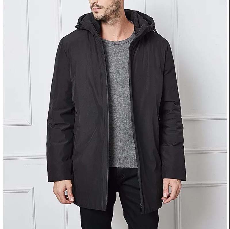 Men's Thickened Plus Size Autumn and Winter Cotton-padded Jacket Mid-length Jackets Quilted Jacket Down Cotton-padded Jacket Cold-proof Clothing