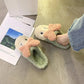 Autumn and Winter Cotton Slippers Non-slip Household Leisure Pure Cotton Floor Slippers