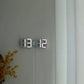3D Voice-activated LED Digital Clock Three Modes Time Date Weather Home Desktop Creative Electronic Clock