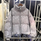 Cotton-padded Jacket Women's Short Winter Korean Version of Loose Snowflake Shiny Padded Jacket Student Bread Jacket