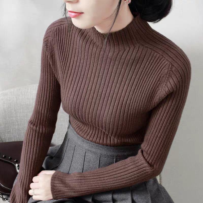 Sweater Cashmere Loose Fashion Large Size Women's Cardigans Bat Turtleneck Knitted Sweater