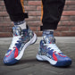36-44 Men Sneakers Cartoon Basketball Shoes Non-slip Shockproof Lightweight Breathable Running Shoes