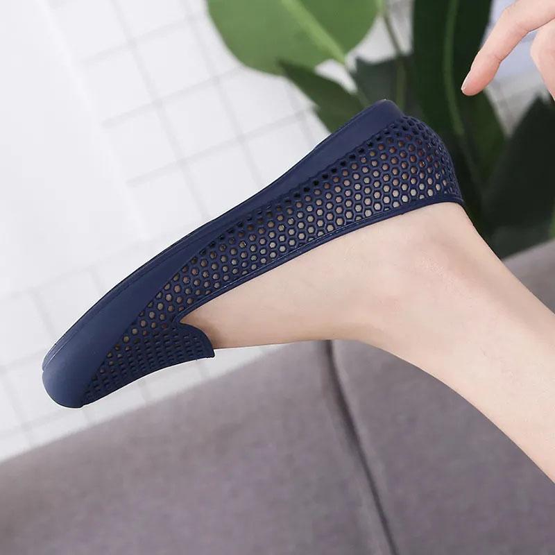 Sandals Women Summer Wear Fashion Thickening Wild Breathable Casual Shoes Flat Shoes Single Mesh Shoes