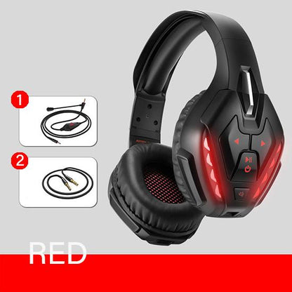 Bluetooth 5.0 Wireless Headphones HIFI Earphone Casque Gamer Headset with Microphone Noise Reduction