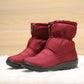 Women Boots Winter Shoes Waterproof Snow Boots Ankle Booties Black Red Warm Non Slip Boots Girls Female Casual Plus Size Boots 35-43