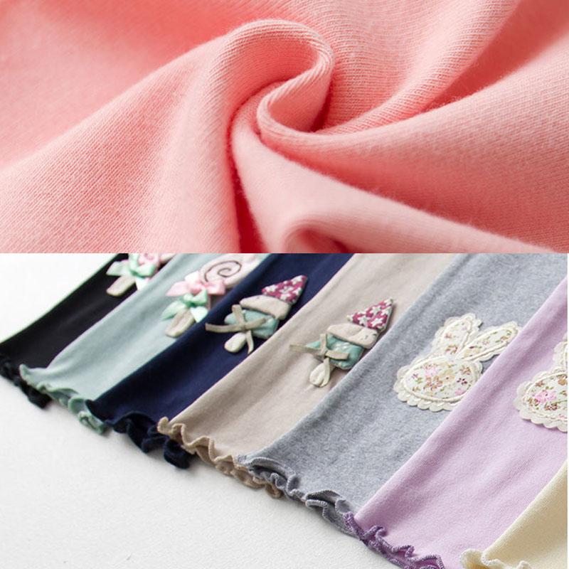 Spring and Autumn Girls' Leggings Children's Trousers Stretch Pants Casual Pants Solid Color Slim Leggings