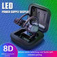 Bluetooth Earphones LED Digital Display 8D Wireless Bluetooth Headsets Hanging Ear Business Earphone