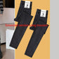 Extended Trousers Denim and Velvet Leggings High Waist Slim All-match Pencil Pants with Small Feet Winter Wear and Velvet Thickening